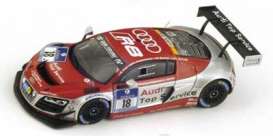 Audi  - 2014 red/silver - 1:43 - Spark - sg141 - spasg141 | Toms Modelautos