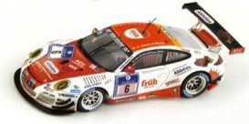 Porsche  - 2014 white/red - 1:43 - Spark - sg155 - spasg155 | Toms Modelautos