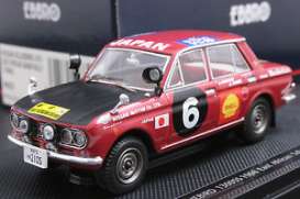 Nissan  - 1969 red - 1:43 - Ebbro - ebb43662 | Toms Modelautos