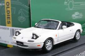 Mazda  - 1996 white - 1:43 - Ebbro - ebb43107 | Toms Modelautos