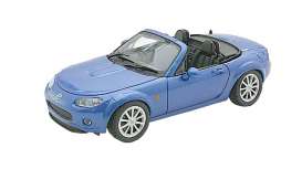 Mazda  - 2005 blue - 1:43 - Ebbro - ebb43721 | Toms Modelautos