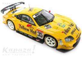 Toyota  - 2004 yellow - 1:43 - Ebbro - ebb43598 | Toms Modelautos