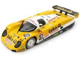 Toyota  - 1989 yellow/white/black - 1:43 - Q-model - QM106 | Toms Modelautos