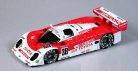 Toyota  - 1989 white/red - 1:43 - Q-model - QM116 | Toms Modelautos