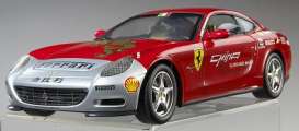 Ferrari  - 2005 red/silver - 1:18 - Hotwheels Elite - mvL7127 - hwmvL7127 | Toms Modelautos
