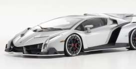 Lamborghini  - 2014 grey/white - 1:18 - Kyosho - 9501GRW - kyo9501GRW | Toms Modelautos