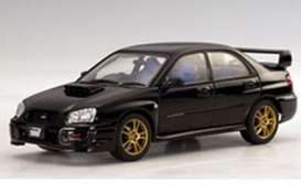 Subaru  - 2006 black - 1:36 - AutoArt - 58673 - autoart58673 | Toms Modelautos