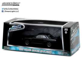Nissan  - 1989 black - 1:43 - GreenLight - 86229 - gl86229 | Toms Modelautos