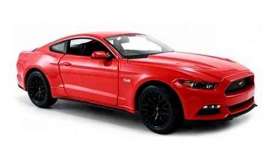 Ford  - Mustang 2015 red - 1:24 - Maisto - 31508r - mai31508r | Toms Modelautos