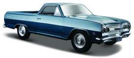 Chevrolet  - 1965 blue - 1:24 - Maisto - 31977b - mai31977b | Toms Modelautos