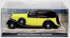 Rolls Royce  - Phantom yellow/black - 1:43 - Magazine Models - JBphantom - magJBphantom | Toms Modelautos