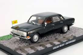 Volga  - Gaz M-24 black - 1:43 - Magazine Models - JBvolgam24 - magJBvolgam24 | Toms Modelautos