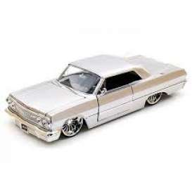 Chevrolet  - 1963 silver - 1:24 - Jada Toys - 90375s - jada90375s | Toms Modelautos