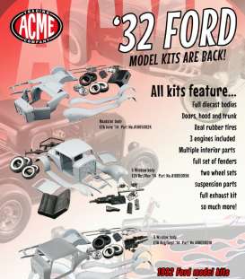 Ford Accessoires - 1932  - 1:18 - Acme Diecast - Acme1805001K | Toms Modelautos