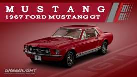 Ford  - 1967 candy apple red - 1:18 - GreenLight - 50842 - gl50842 | Toms Modelautos