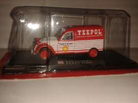 Citroen  - red/white - 1:43 - Magazine Models - AP2cvTeepol - magAP2cvTeepol | Toms Modelautos