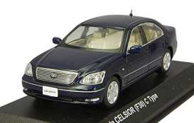 Toyota  - Celsior C-type F30 dark blue mica - 1:43 - Kyosho - 3636db - kyo3636db | Toms Modelautos