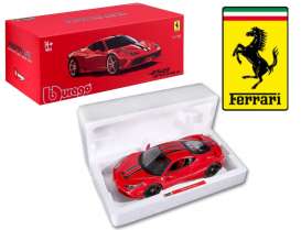Ferrari  - 458 Speciale 2014 red - 1:18 - Bburago - 16903r - bura16903r | Toms Modelautos