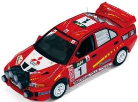 Mitsubishi  -  Lancer Evo V #1 1998 red - 1:43 - IXO Models - KB1062 - ixKB1062 | Toms Modelautos