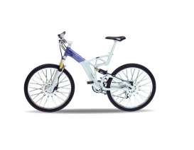 Audi  - Design Cross Bike white/blue - 1:10 - Welly - 62575 - Welly62575 | Toms Modelautos