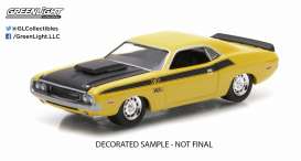 Dodge  - 1970 lemon twist - 1:64 - GreenLight - 13120D - gl13120D | Toms Modelautos