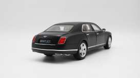 Bentley  - Mulsanne 2014 matt black - 1:18 - Rastar - rastar43800bk | Toms Modelautos