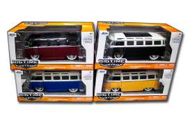 Volkswagen  - 1962 red/black - 1:24 - Jada Toys - 91693MTr - jada91693MTr | Toms Modelautos
