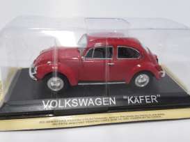 Volkswagen  - Beetle red - 1:43 - Magazine Models - lcBEETLE - maglcBEETLE | Toms Modelautos