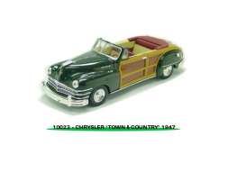 Chrysler  - Town and Country convertible 1947 meadow green - 1:43 - Vitesse SunStar - 36223 - vss36223 | Toms Modelautos