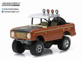 Ford  - 1972 custom copper metallic - 1:64 - GreenLight - 35010B - gl35010B | Toms Modelautos