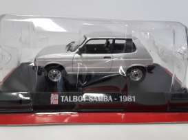 Talbot  - Samba 1981 silver - 1:43 - Magazine Models - APsamba - magAPsamba | Toms Modelautos