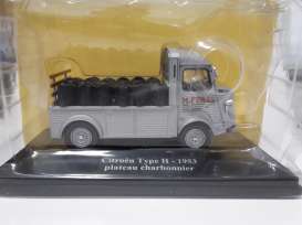 Citroen  - 1953 grey - 1:43 - Magazine Models - HY1953Perel - magHY1953Perel | Toms Modelautos