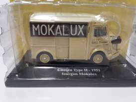 Citroen  - 1951 creme/brown - 1:43 - Magazine Models - HY6 - magHY6 | Toms Modelautos