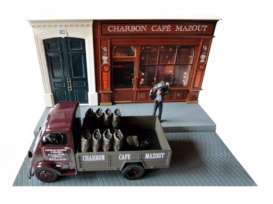 Peugeot  - burgundy - 1:43 - Magazine Models - DIOcharbon - MagDIOcharbon | Toms Modelautos