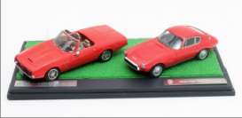 Ghia Fiat - red and red - 1:43 - Matrix - set001 - MXset001 | Toms Modelautos