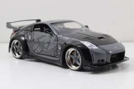 Nissan  - 350Z F&F 2003 charcoal grey - 1:24 - Jada Toys - 253203006 - jada97172 | Toms Modelautos