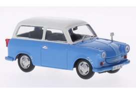 Trabant  - P50 Kombi 1959 blue/white - 1:43 - Magazine Models - pcP50kombi - magpcP50kombi | Toms Modelautos
