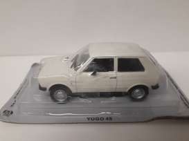 Yugo  - 1980 white - 1:43 - Magazine Models - pcYugo45 - magpcYugo45 | Toms Modelautos