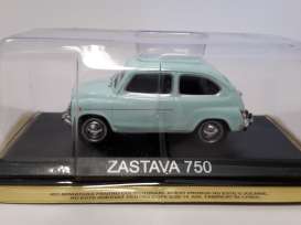 Zastava Fiat - 750 blue - 1:43 - Magazine Models - lcZast750 - maglcZast750 | Toms Modelautos