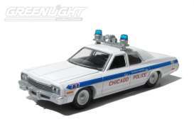 Dodge  - 1975 white/blue - 1:64 - GreenLight - 44710D - gl44710D | Toms Modelautos
