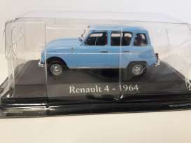Renault  - 1964 blue - 1:43 - Magazine Models - RBAre4 - magRBAre4 | Toms Modelautos