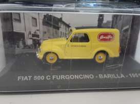 Fiat  - 1951 yellow - 1:43 - Magazine Models - PUB500 - magPUB500 | Toms Modelautos