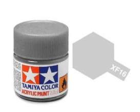 Paint  - flat aluminum - Tamiya - XF-16 - tamXF1610ml | Toms Modelautos