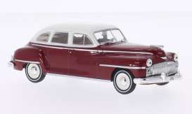 Desoto  - 1946 burgundy/white  - 1:43 - Whitebox - 098 - WB098 | Toms Modelautos