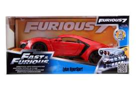 Lykan  - Hypersport F&F 2014 red - 1:24 - Jada Toys - 97377 - jada97377 | Toms Modelautos