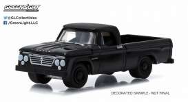 Dodge - 1963 black - 1:64 - GreenLight - 27790A - gl27790A | Tom's Modelauto's Dodge - 1963 black - 1:64 - GreenLight - 27790A - gl27790A | Tom's Modelauto's