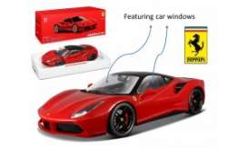 Ferrari  - red/black - 1:18 - Bburago - 16905r - bura16905r | Toms Modelautos