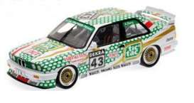 BMW  - 1991 green/white - 1:18 - Minichamps - 180912043 - mc180912043 | Toms Modelautos