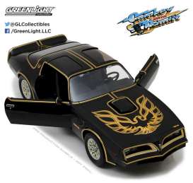 Pontiac  - Trans Am Smokey and the Bandit 1977 black/gold - 1:18 - GreenLight - 19025 - gl19025 | Toms Modelautos