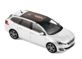 Peugeot  - 2013 pearl white - 1:43 - Norev - 473821 - nor473821 | Toms Modelautos